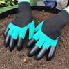 Gartenhandschuhe mit Krallen, Krallen-Gartenhandschuhe zum Graben, Pflanzen, Unkrautjäten, Wasserdichte Handschuhe für Männer und Frauen