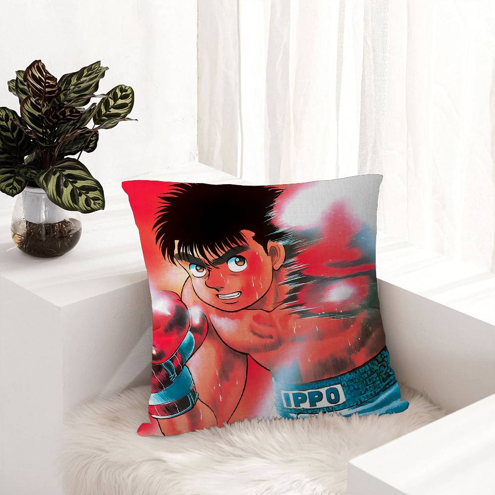 Hajime No Ippo Anime Office Cushion Pillowcase Car Cushion Cover45X45CM Lumbar Pillowcase Sofa Pillowcover