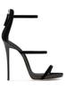 Soleist New Luxury Womens Shoes Summer Sexy Stiletto High Heel Pumps Fashion High-quality Banquet Zipper Strap High Sandals Zapatos