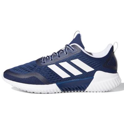 Climacool Bounce Summer Rdy Sports Fabric Slip Resistant Durable Low Top Casual Running Shoes Unisex Sneaker Indigo White EG1306