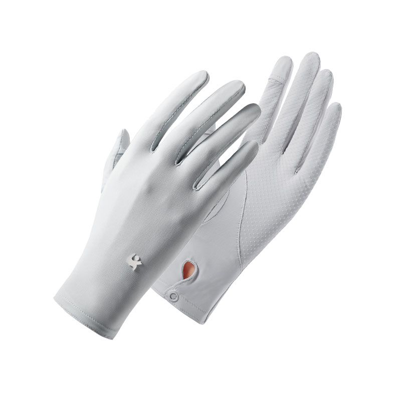 

Sun Protection Ice Silk Gloves Women s UV Protection Driving Thin Breathable Cycling Electric Car Cycling Summer New Arrival 135 fingertip flip gray] One size