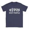 Casual Band Deep Purple Art TShirt Unisex O Neck 100 Cotton T Shirt  Short Sleeve Tees Summer Tops