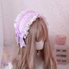 Japanese Sweet Lovely Hair Band Lolita Maid Hairband Lace Ribbon Bowknot Headband Cosplay Headdress Cute Accessories