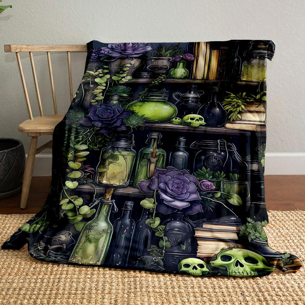 

Dark Academia Potion Shelf Blanket bedroom Blanket for Livingroom Couch lunch break Soft throw for Friend s festival Gift 80cm x 120cm