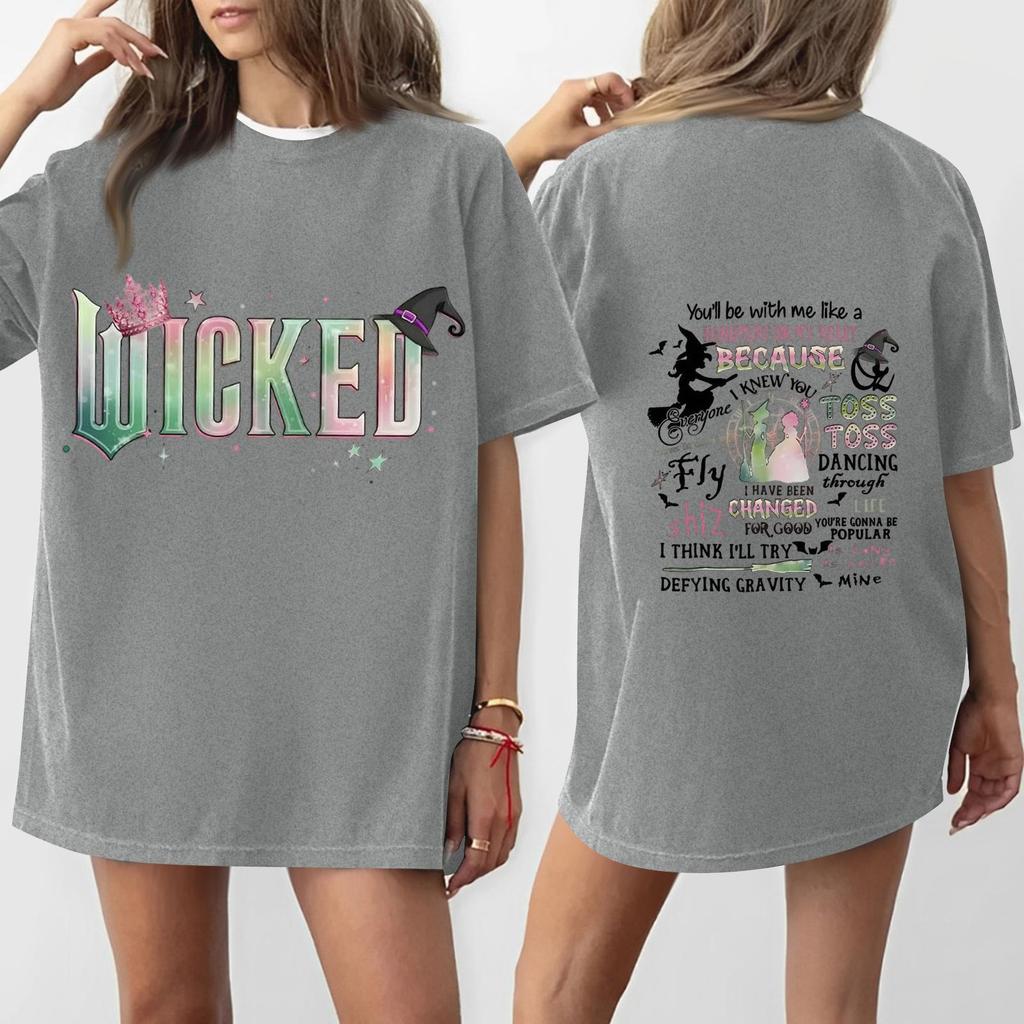 Women's Casual Fashion Round Neck Printed Short Sleeve T-Shirt Top