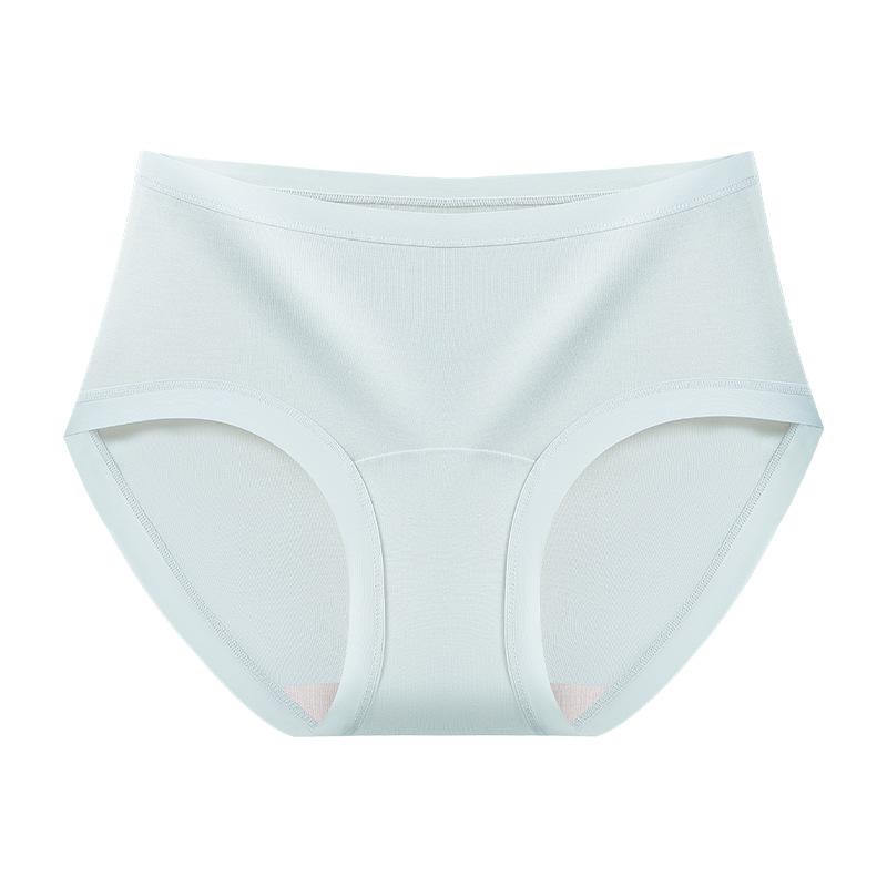 Female Summer Thin Type 32A Class Bacteriostatic High Bullet Naked Sense No Trace Middle Waist Triangle Briefs