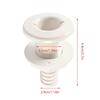 Through Hull Fittings For Boats Yacht Plumbing Fitting Straight Floor Deck Drain For Marine Kayak Boats Water Bilge Yachts