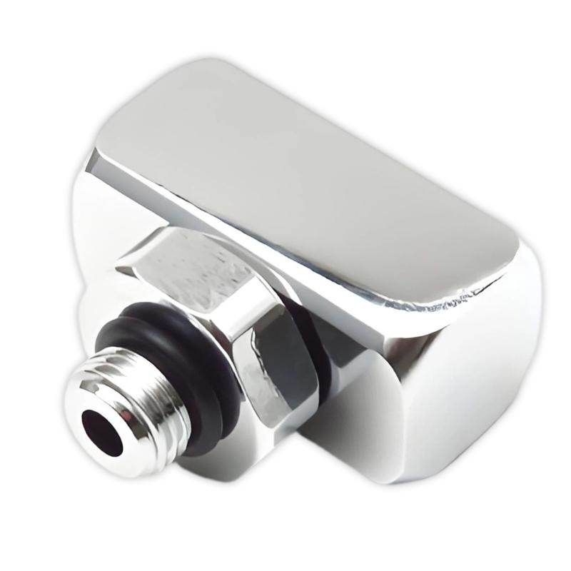 Diving Equipment Hose Connector with Threaded End , O-Rings Seal and Compacts Body for Drysuit Use and Gear Checks