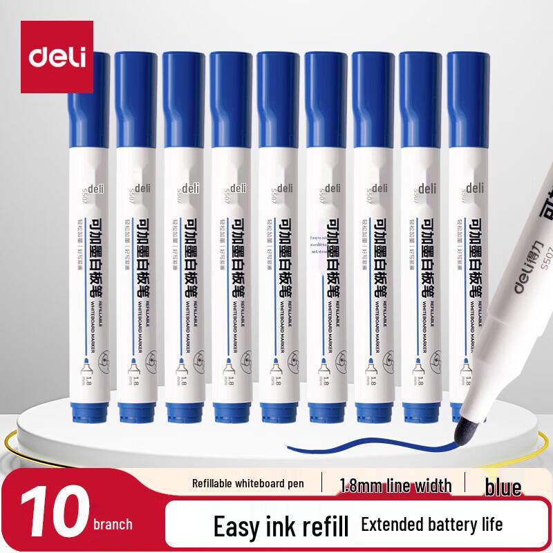 Deli Refillable Whiteboard Marker
