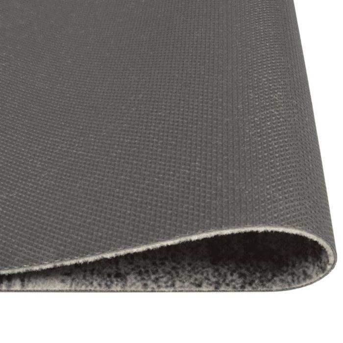 VidaXL Tapis de cuisine lavable impression béton 45x150 cm velours 136570