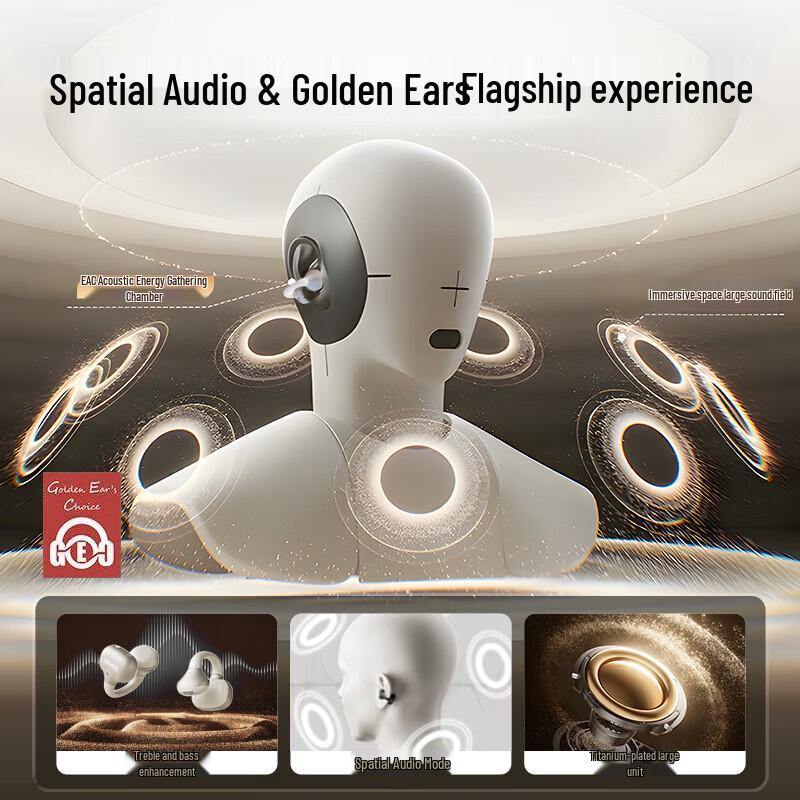 Edifier X Clip Open-Ear Bluetooth Ear-clip Sports & Translation Earphones