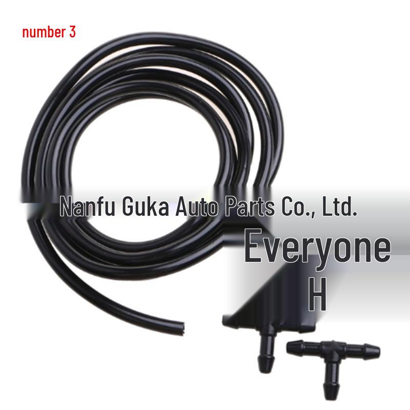 Universal Car Windshield Washer Hose & Nozzle Kit