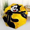 1 buc. Umbrelă pliabilă cu deschidere/închidere automată Felix the Cat, Construcție rezistentă la vânt cu 8 spițe, Umbrelă ușoară de călătorie 04
