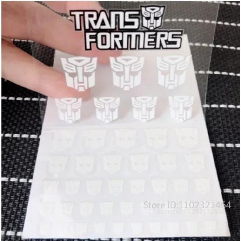 Decepticons Autobots G1 Çıkartmaları 45+ Sembol Çıkartma Özel Kendin Yap Sahne Aksesuarları Dekorasyon Araba Çıkartması