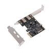 PCIe to USB 3.2 Gen 1 Card with 5 Gbps Bandwidth 2 USB Type C Ports PCIe Expansion Card USB Card for Desktop PC