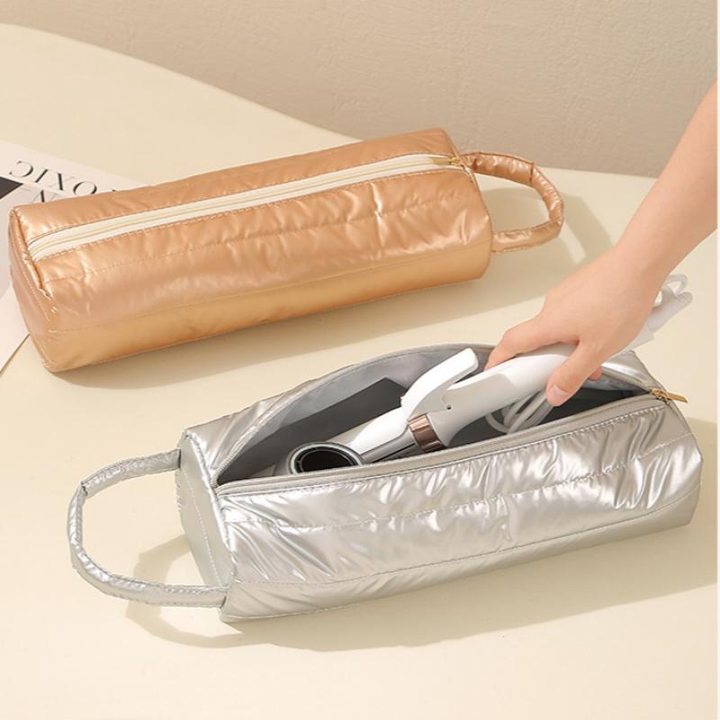 Dustproof Large Capacity Hair Dryer Curler Travel Storage Bag with Handle for Daily Travel Gifting Use