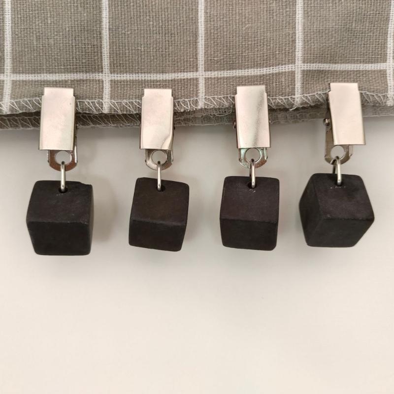 Zestaw 4 obciążników do obrusu Metalowy klips Zawieszka Ciężkie wieszaki na obrusy na stoły piknikowe Dekoracja Wewnątrz Na zewnątrz