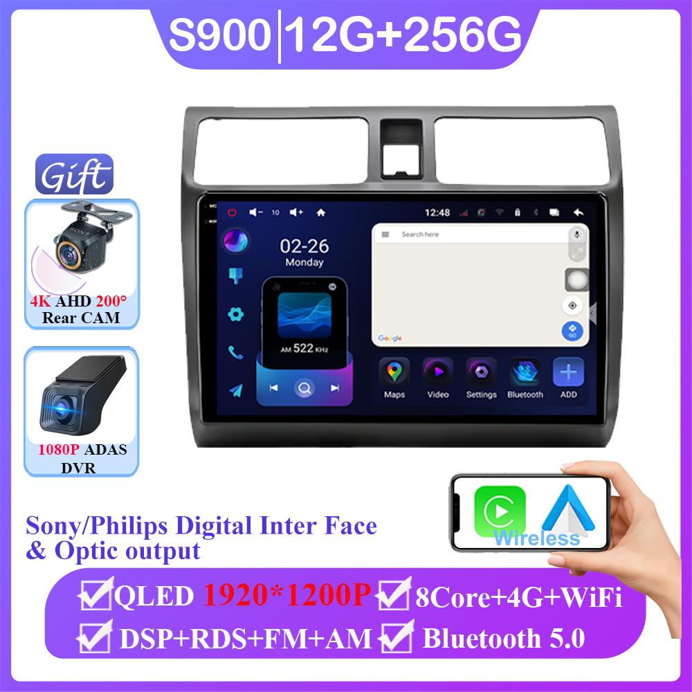 Android 14 For Suzuki Swift 2003-2010 Auto Radio Stereo Android Auto Carplay Multimedia Video Player Navigation No 2din DVD BT