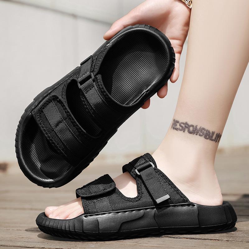 Men's Thick-Soled Beach Slippers: Soft, Wear-Resistant, Breathable Casual Flip-Flops