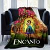 1pz Coperta Stampata Encanto - Morbida, Coperta per Tutte le Stagioni per Soggiorno, Camera da Letto, Regalo Personalizzato con Adorabile Design a Cartone Animato
