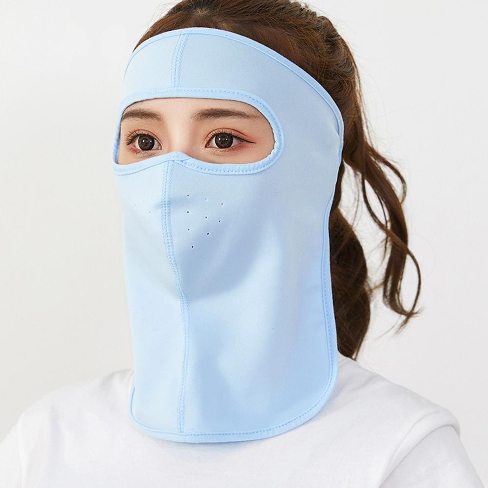 Damen Multifunktionstuch Halsschutz Warm Print Staubdicht Wiederverwendbare Mund-Nasen-Bedeckung Vollgesicht Eisseide Sonnenschutzmaske