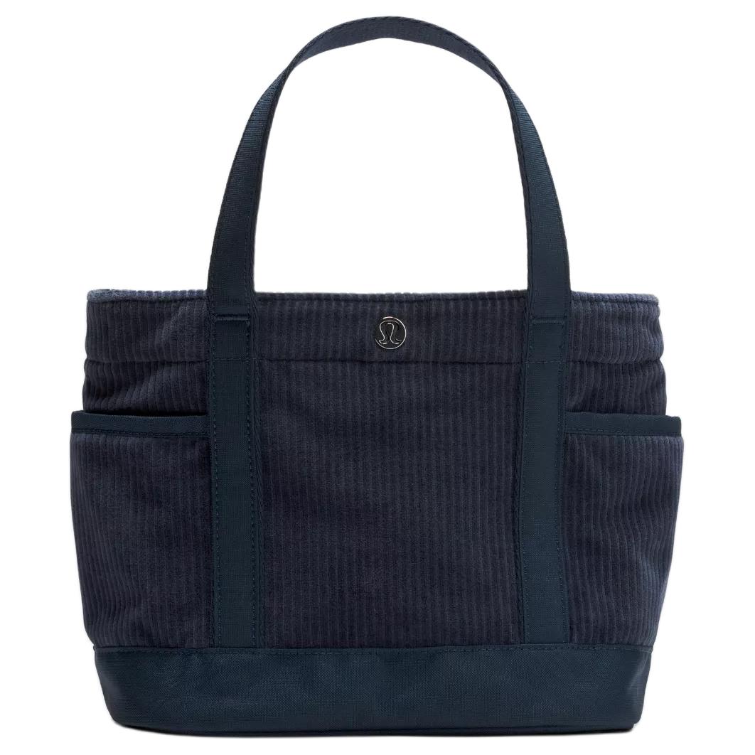 

Lululemon Daily 6.5L Multi-Pocket Versatile Snap Closure Corduroy Tote Bag Women tote Navy-Blue LU9BZUS-031382 Marine Blue