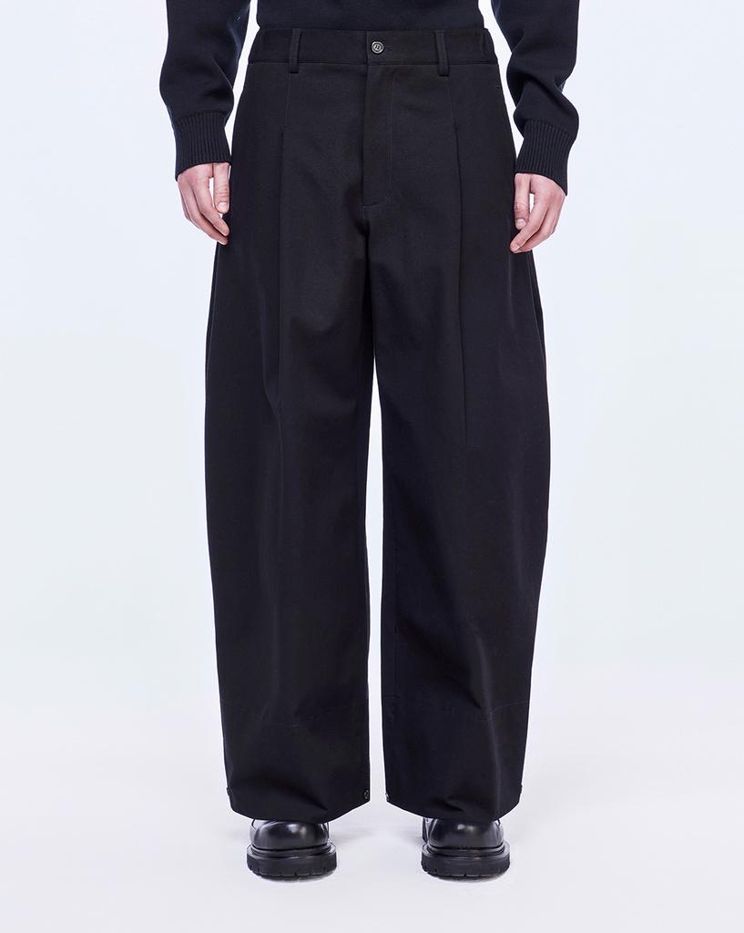 Songjio Homme Wide Flare Pants Black Sh2Pt207Bk