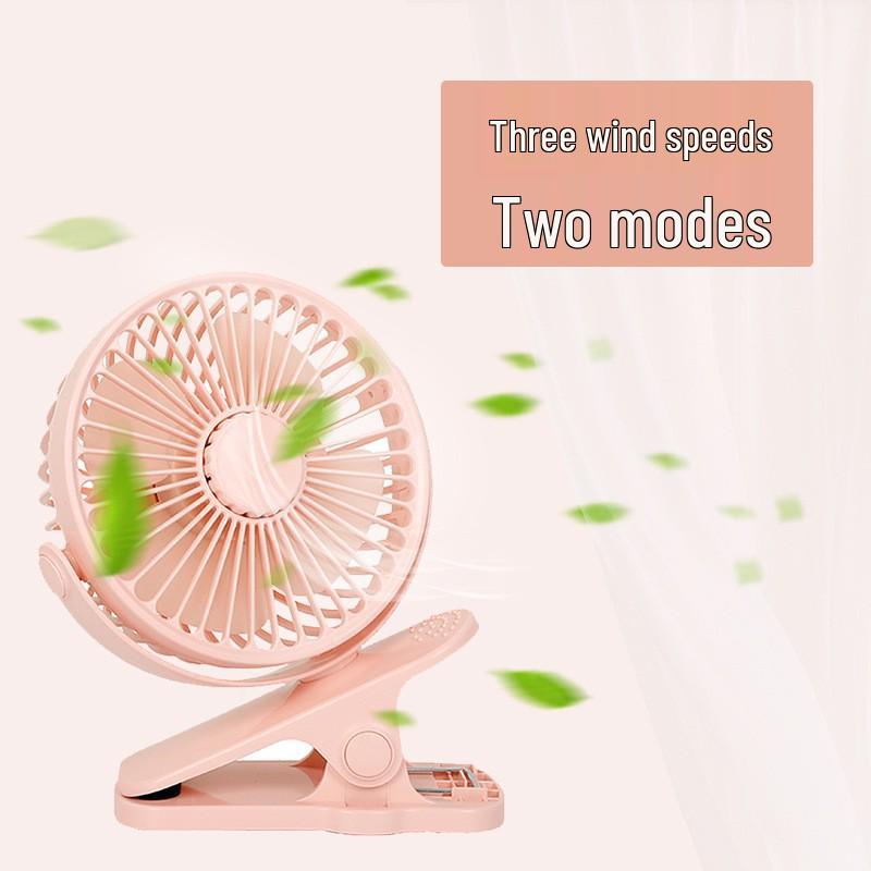 Mini Portable Ultra-Quiet USB Clip Fan: High Wind Power, Desktop-Friendly Electric Model