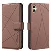 For Samsung Galaxy A06 5G/Galaxy A06 4G Case BINFEN COLOR BF35 Geometry Imprinted Leather Phone Cover RFID Blocking Wallet Stand