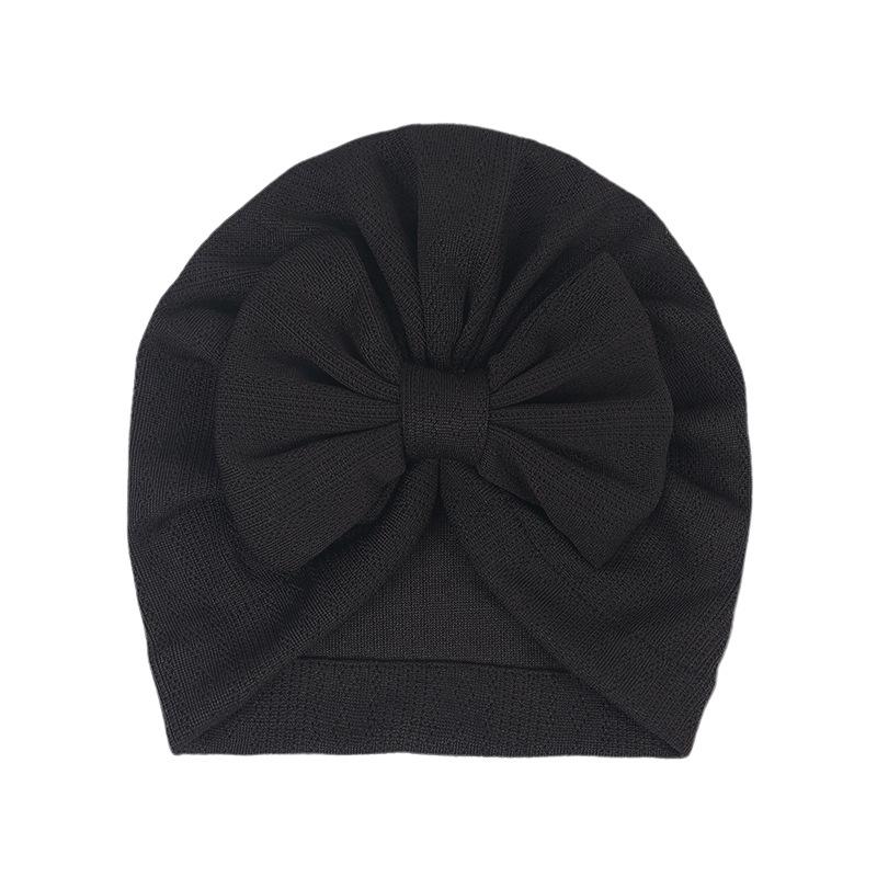 2026 Nová dětská čepice s velkou mašlí - 12 barev, Roztomilá nákrčníková čepice pro chlapce a dívky