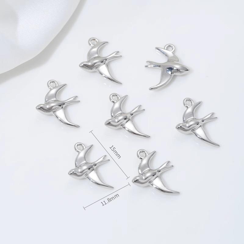 A White Peace Dove-Shaped Metal Brooch—Simple Unique And Cute A White Dove Accessory Badge