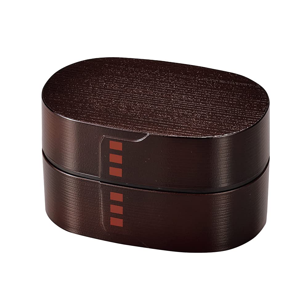 

Tatsumiya HAKOYA Wappa Lunch Box 520ml WAPPA Small Dark Brown Japanese-made