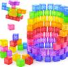 Magnetische Bausteine Spielzeug Transparente Magnetische Würfel Baukasten Vorschule STEM Lernspielzeug Sensorisches Spielzeug Geschenk