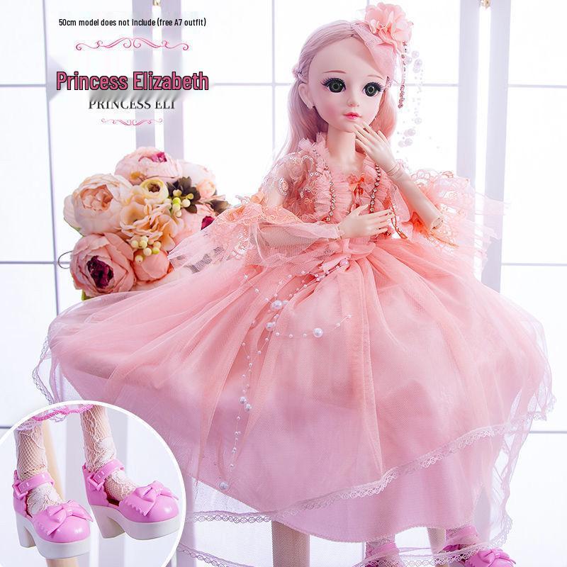 60cm Princess Dress-Up Doll Set for Girls - Perfect Birthday Gift
