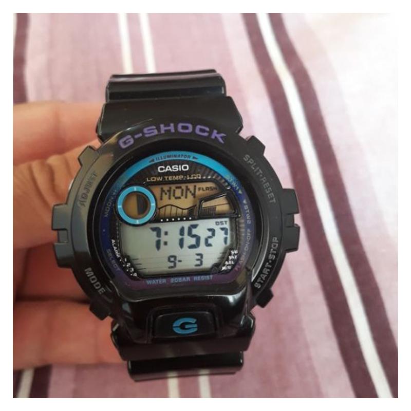 Casio G-SHOCK Series Shockproof, Antimagnetic, 200 Meters Waterproof, Electronic Movement, Rubber Strap, Japanese and Korean Watch, Men's GLX-6900-1D