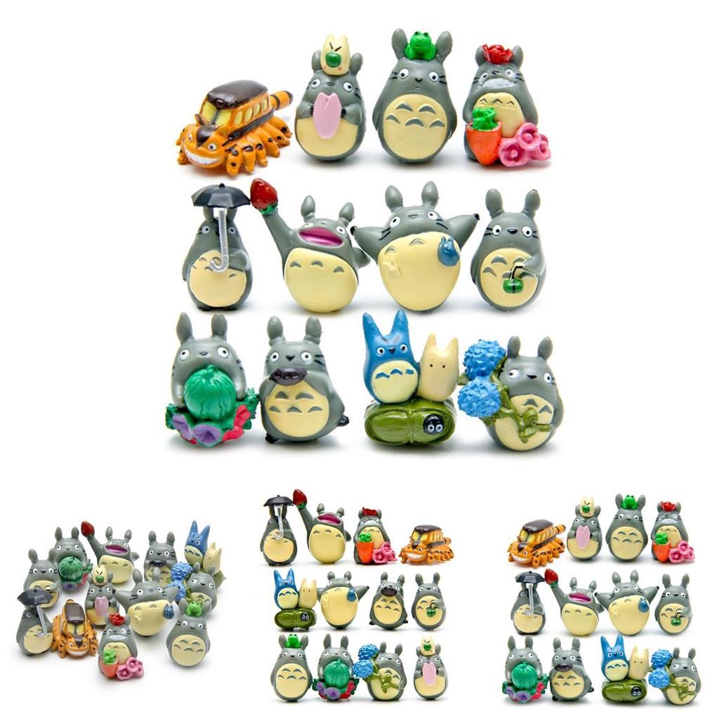 My Neighbor Totoro 12pcs Set Garden Decoration Anime Action Figures For Kids And Collectors