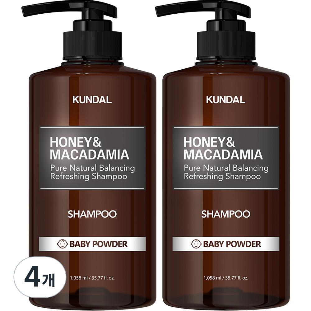 

Kundal Nature Shampoo Baby Powder Scent, 1.058L, 4 pcs.