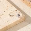 MODIAN Moissanite Heart Screw Ear Studs 925 Sliver Classic Triangle Neutral Stud Earrings For Women Fine Jewelry