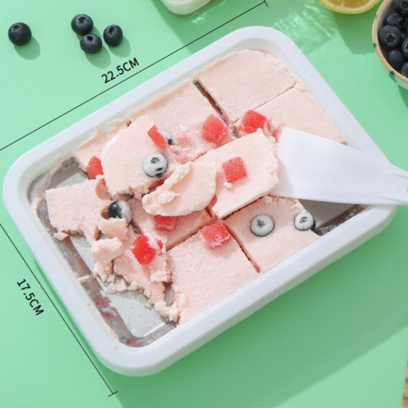 304 Edelstahl Elektrische Eismaschine für Zuhause Joghurt und Frittiertes Eis