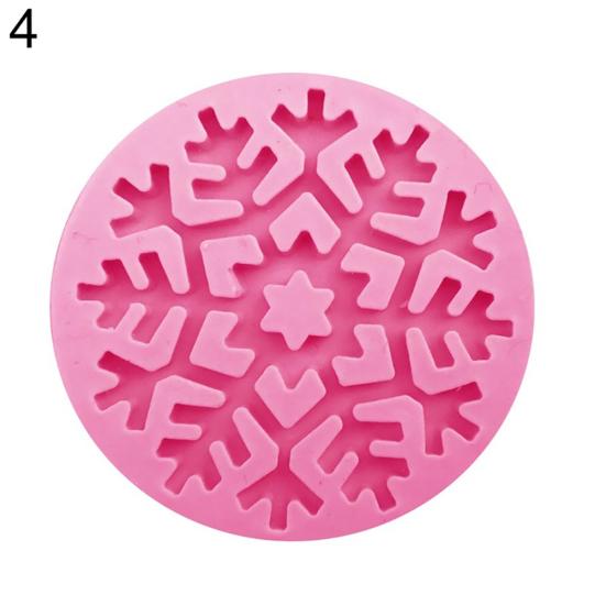 Christmas Sugar Craft Chocolate Fondant Cake Border Decor Mold Silicone Mould