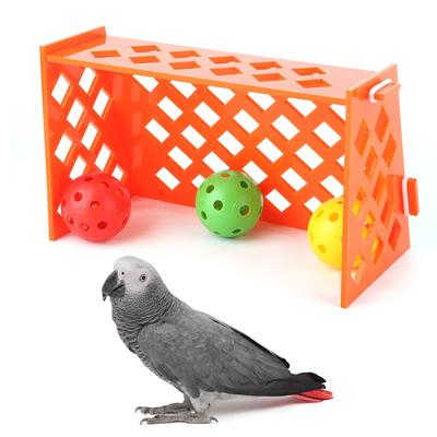 Haustier Papagei Mini Fußballfeld Fußballfeld Vogeltraining Desktop Lernpuzzle Intelligenz