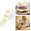 1 Roll Waterproof Sticker Adhesive Golden Butterfly Sticker Easy Peels And Stick For Journals Laptops School Accessory