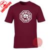 Dharma Initiative Swan Logo T-shirt Lost Tv Series Retro Coolness Summer Breathable Camisetas Nostalgia Retro Street Fashion Top