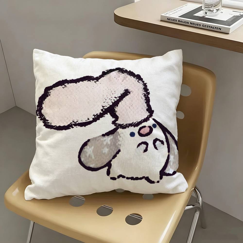 1pc Cute Japan S-sentimental Circus Pillow Case Fashion Square Pillowcase Bedroom Sofa Room Ins Decoration Leisure