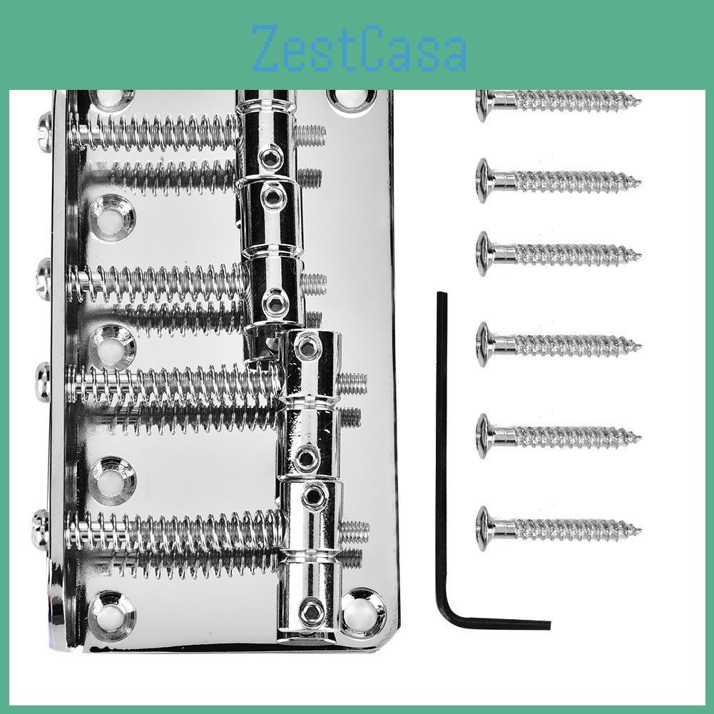 Professional Four String Bass Metal Bridge For 4 String Electric Bass Guitar