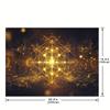 2D Metatrons Würfel Heilige Geometrie Hintergrund Spirituelles Fotoautomaten Banner