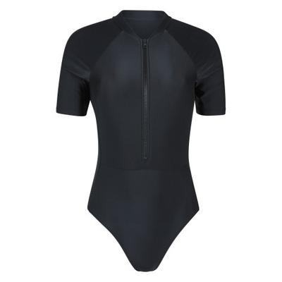 Womens/Ladies Surfer Short-Sleeved One Piece Swimsuit