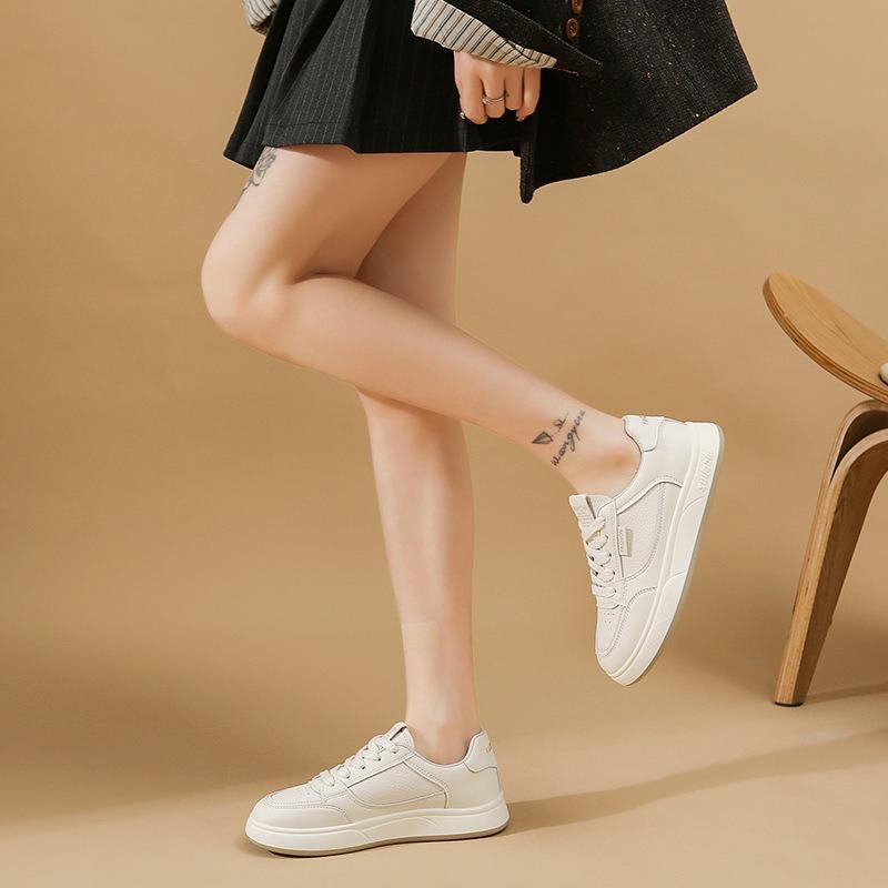 Little white shoes women's season new super fire thicksoled softsoled women's shoes board shoes women's versatile casual sports shoes
