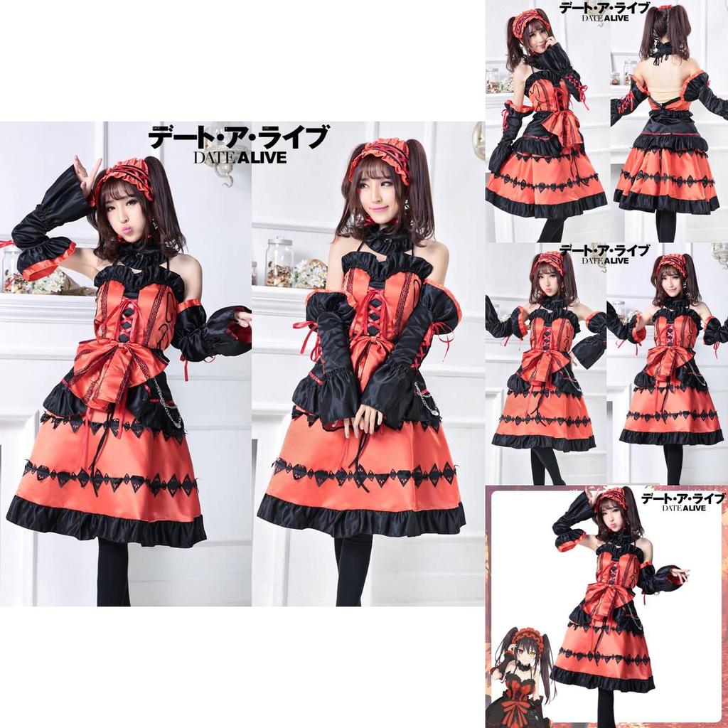 Exquisite Nightmare Tokisaki Kurumi Fancy Dress For Cosplay And Parties