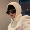 Ear Protection Scarf Outdoor Bonnet Hat Women Winter Cap Pullover Cap Beanies Hat Knitted Hats